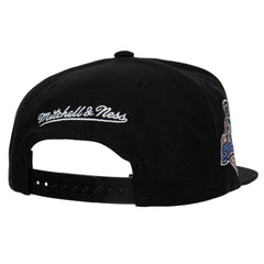 NHL Black Anaheim Ducks Mitchell & Ness Core Top Spot Snapback Hat