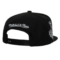 NHL Black Pittsburgh Penguins Mitchell & Ness Core Top Spot Snapback Hat