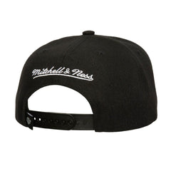 NHL Black Los Angeles Kings Mitchell & Ness Soul Strike Neon Logo Pro Crown Adjustable Hat