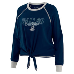 WEAR by Erin Andrews Women's Tie-Front Long Sleeve T-Shirt - Dallas Cowboys
