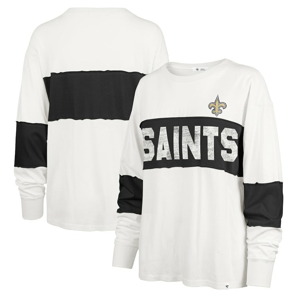'47 Women's Clubhouse Pride Taylor Long Sleeve T-Shirt - New Orleans Saints
