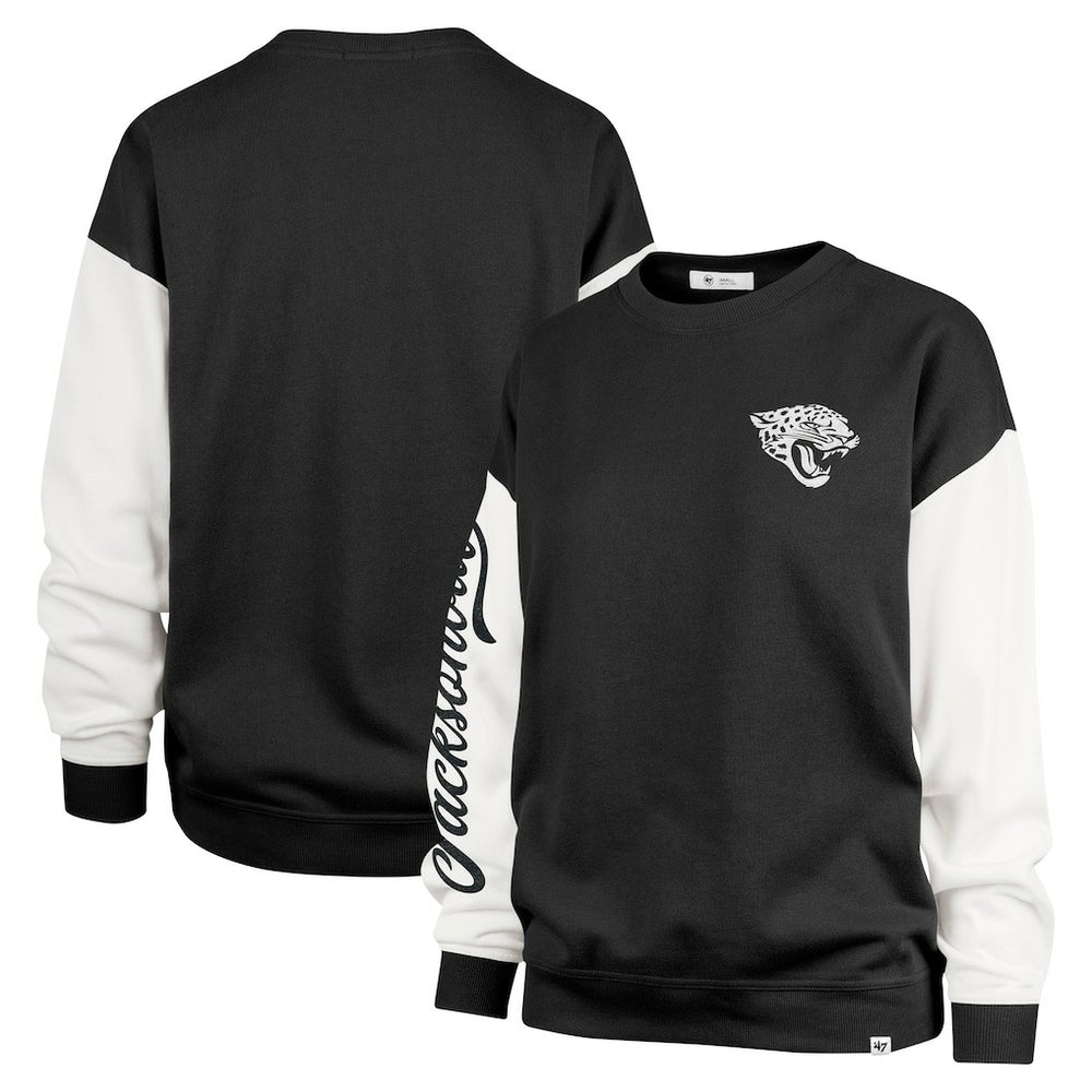 '47 Women's Double Header Rise Andie Pullover Sweatshirt - Jacksonville Jaguars