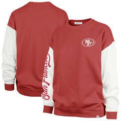 '47 Women's Double Header Rise Andie Pullover Sweatshirt - San Francisco 49ers