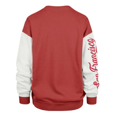 '47 Women's Double Header Rise Andie Pullover Sweatshirt - San Francisco 49ers