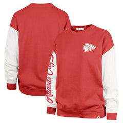 '47 Women's Double Header Rise Andie Pullover Sweatshirt - Kansas City Chiefs