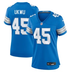 Isaac Ukwu Women's Game Jersey - Detroit Lions