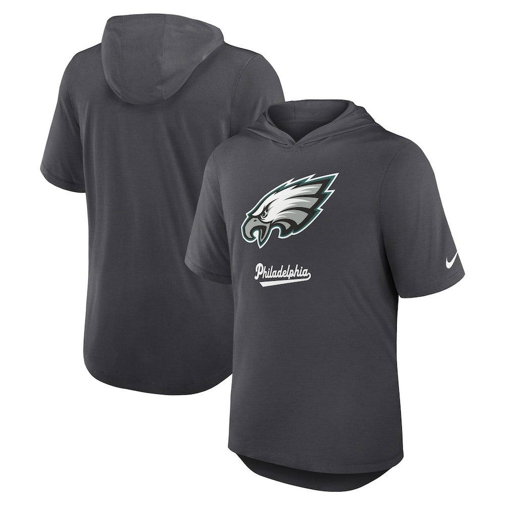 Tri-Blend Performance Hoodie T-Shirt - Philadelphia Eagles