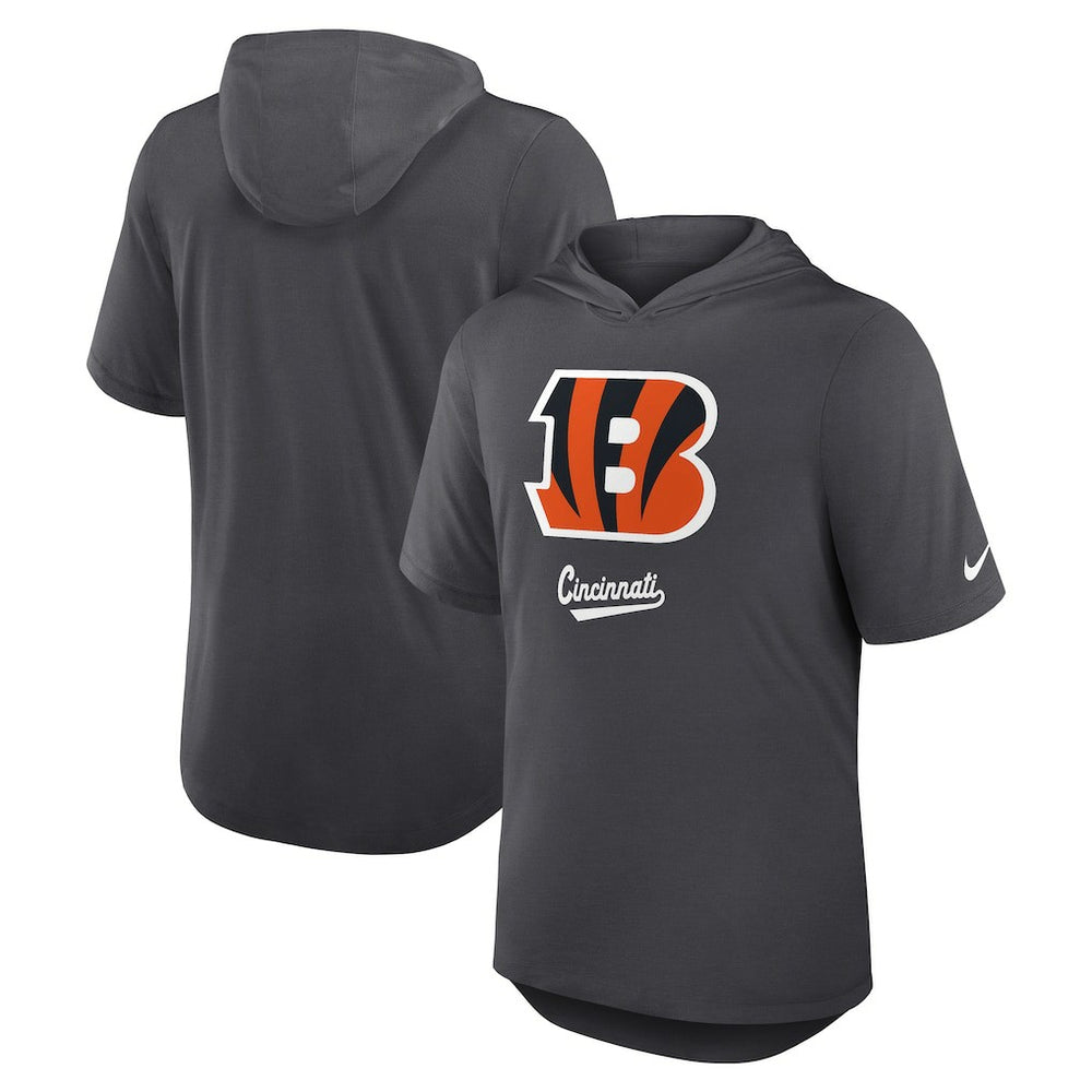 Tri-Blend Performance Hoodie T-Shirt - Cincinnati Bengals