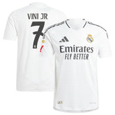 Vini Jr. Real Madrid 2024/25 Home Player Jersey - Adidas White