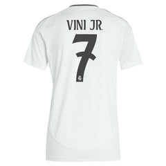 Vini Jr. Real Madrid Women's 2024/25 Home Replica Player Jersey - Adidas White