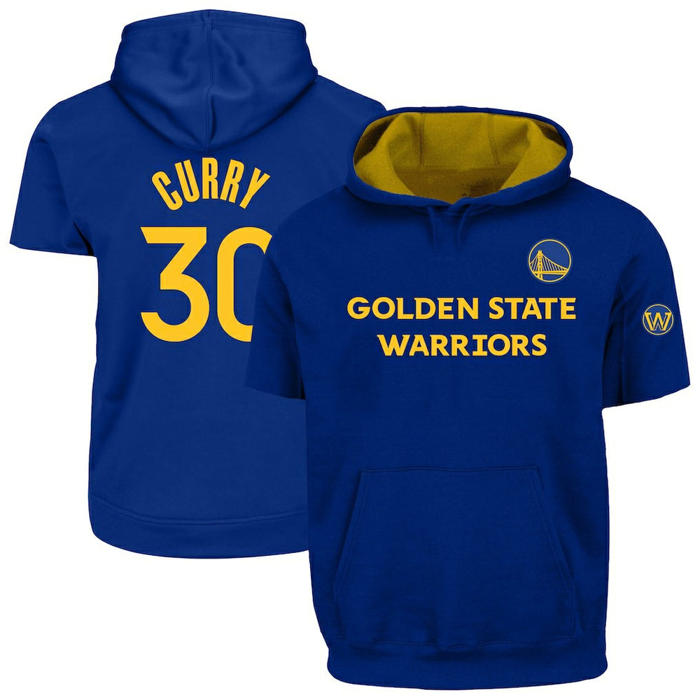 NBA Stephen Curry Golden State Warriors Big & Tall Short Sleeve Hoodie sale