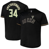 NBA Giannis Antetokounmpo Milwaukee Bucks Profile Big & Tall Name & Number Button-Up Jersey