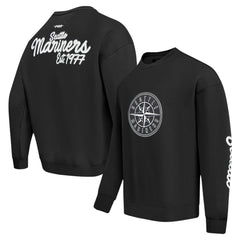 MLB Seattle Mariners Pro Standard Paint The City Dropped Shoulder Pullover Sweatshirt