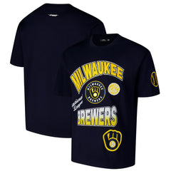 MLB Milwaukee Brewers Pro Standard Turn It Up Dropped Shoulder T-Shirt