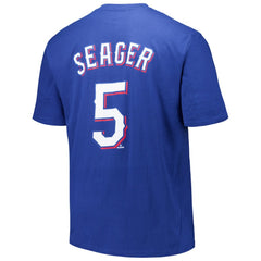 MLB Corey Seager Texas Rangers Fanatics Big & Tall Name & Number T-Shirt