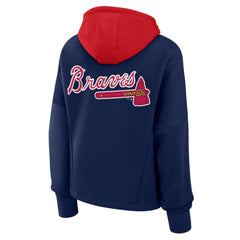 MLB Atlanta Braves Fanatics Women's Oversized Legacy Favorite Spectator Pullover Hoodie