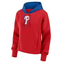 MLB Philadelphia Phillies Fanatics Women's Oversized Legacy Favorite Spectator Pullover Hoodie