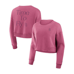 MLB St. Louis Cardinals Fanatics Women's Studio Cropped Pullover Sweatshirt