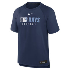 MLB Tampa Bay Rays Nike Authentic Collection Pregame Raglan Dri-FIT T-Shirt
