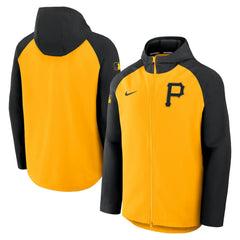 MLB Pittsburgh Pirates Nike Authentic Collection Raglan Performance Full-Zip Jacket