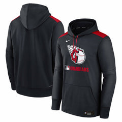 MLB Cleveland Guardians Nike Authentic Collection Performance Pullover Hoodie