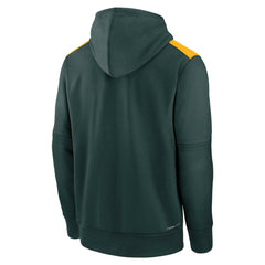 MLB Athletics Nike Authentic Collection Performance Pullover Hoodie