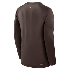 MLB San Diego Padres Nike Authentic Collection Game Time Raglan Dri-FIT Long Sleeve T-Shirt