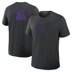 MLB Colorado Rockies Nike Authentic Collection Early Work Tri-Blend Dri-FIT T-Shirt
