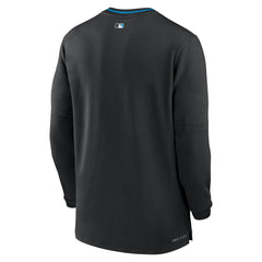 MLB Miami Marlins Nike Authentic Collection Performance Half-Zip Top
