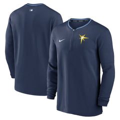 MLB Tampa Bay Rays Nike Authentic Collection Performance Half-Zip Top
