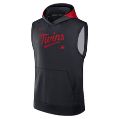 MLB Minnesota Twins Nike Authentic Collection Dri-FIT Sleeveless Hoodie