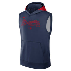 MLB Atlanta Braves Nike Authentic Collection Dri-FIT Sleeveless Hoodie