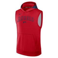 MLB Los Angeles Angels Nike Authentic Collection Dri-FIT Sleeveless Hoodie