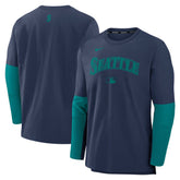 MLB Seattle Mariners Nike Authentic Collection Player Dri-FIT Lightweight Pullover