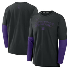 MLB Colorado Rockies Nike Authentic Collection Player Dri-FIT Lightweight Pullover