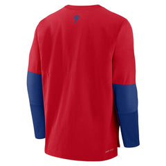 MLB Philadelphia Phillies Nike Authentic Collection Player Dri-FIT Lightweight Pullover