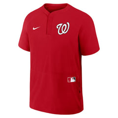 MLB Washington Nationals Nike Authentic Collection Raglan Short Sleeve Windshirt