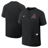MLB Arizona Diamondbacks Nike Authentic Collection Raglan Short Sleeve Windshirt