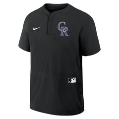 MLB Colorado Rockies Nike Authentic Collection Raglan Short Sleeve Windshirt