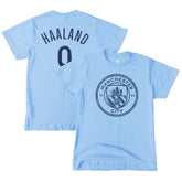 Erling Haaland Manchester City 1863FC Youth Player T-Shirt - Sky Blue