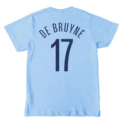 Kevin De Bruyne Manchester City 1863FC Youth Player T-Shirt - Sky Blue