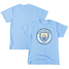 Manchester City 1863FC Youth Color Badge T-Shirt - Sky Blue