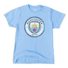 Manchester City 1863FC Youth Color Badge T-Shirt - Sky Blue