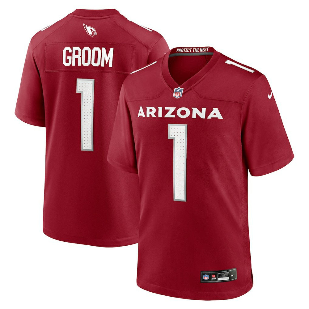 Number 1 Groom Game Jersey - Arizona Cardinals
