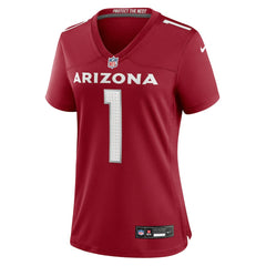 Number 1 Bride Women's Game Jersey - Arizona Cardinals