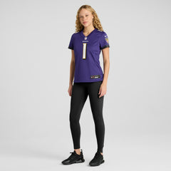 Number 1 Bride Women's Game Jersey - Baltimore Ravens