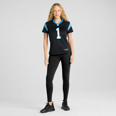 Number 1 Bride Women's Game Jersey - Carolina Panthers