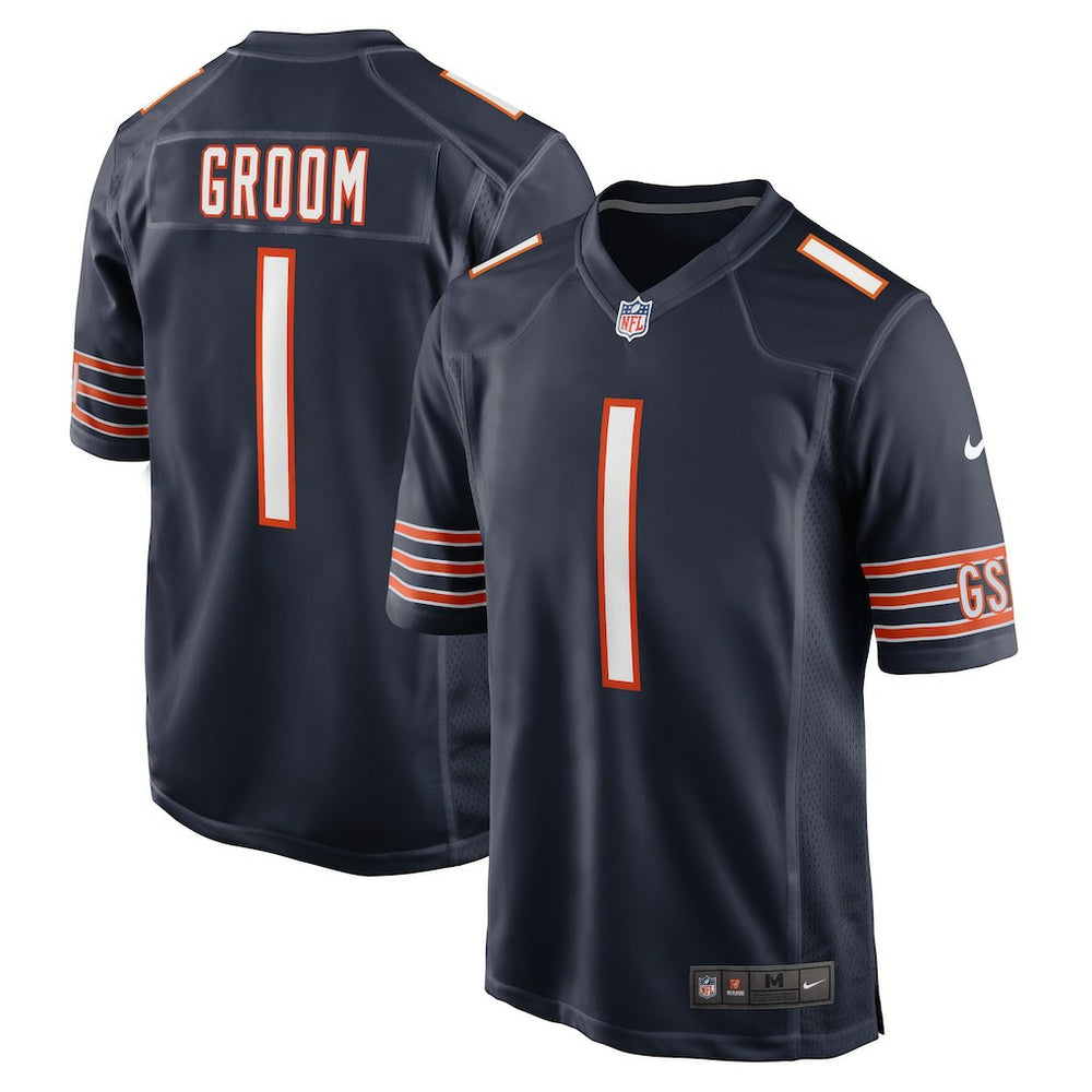 Number 1 Groom Game Jersey - Chicago Bears