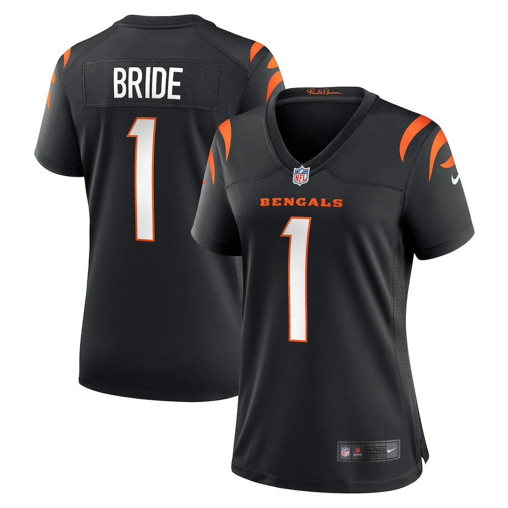Number 1 Bride Women's Game Jersey - Cincinnati Bengals