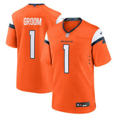 Number 1 Groom Game Jersey - Denver Broncos